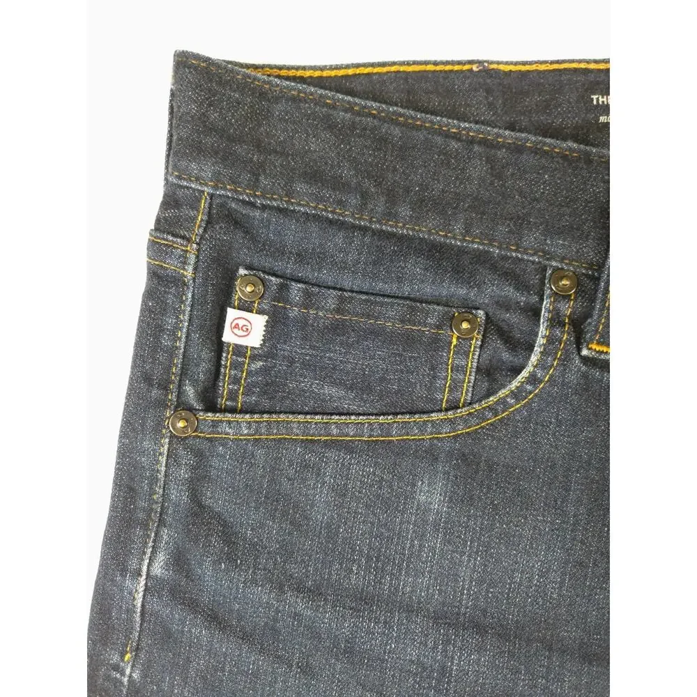 AG Adriano Goldschmied The Tellis Jeans Mens 34x34 Dark Wash Modern Slim Fit